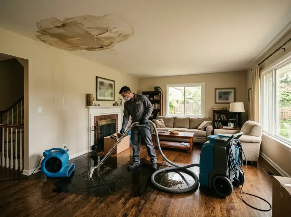 attic-pipe-burst-ceiling-drip-008 — frequently asked questions, Water Damage Restoration & Carpet Care in New Market, VA